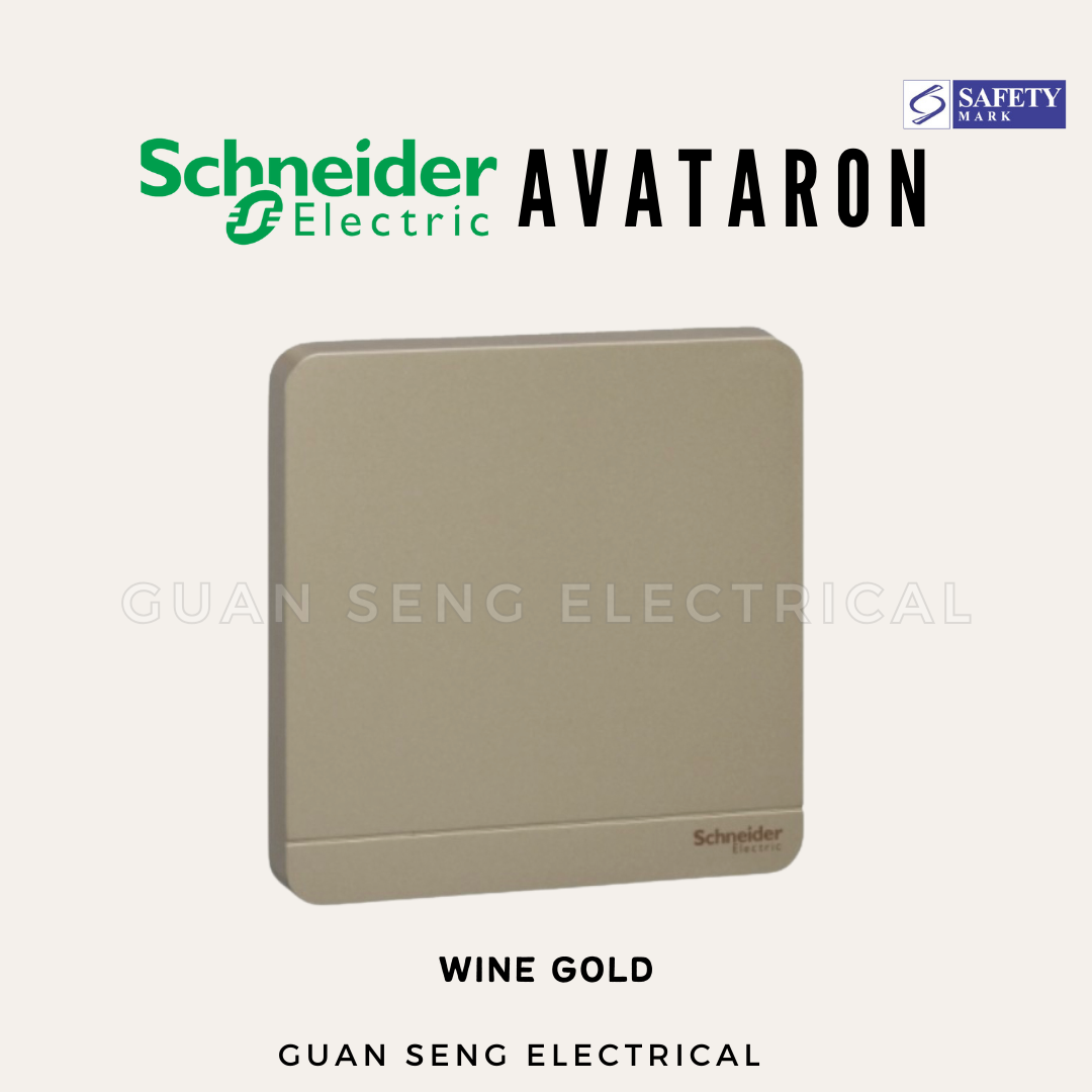 Schneider AvatarON Blank Plate 1 Gang