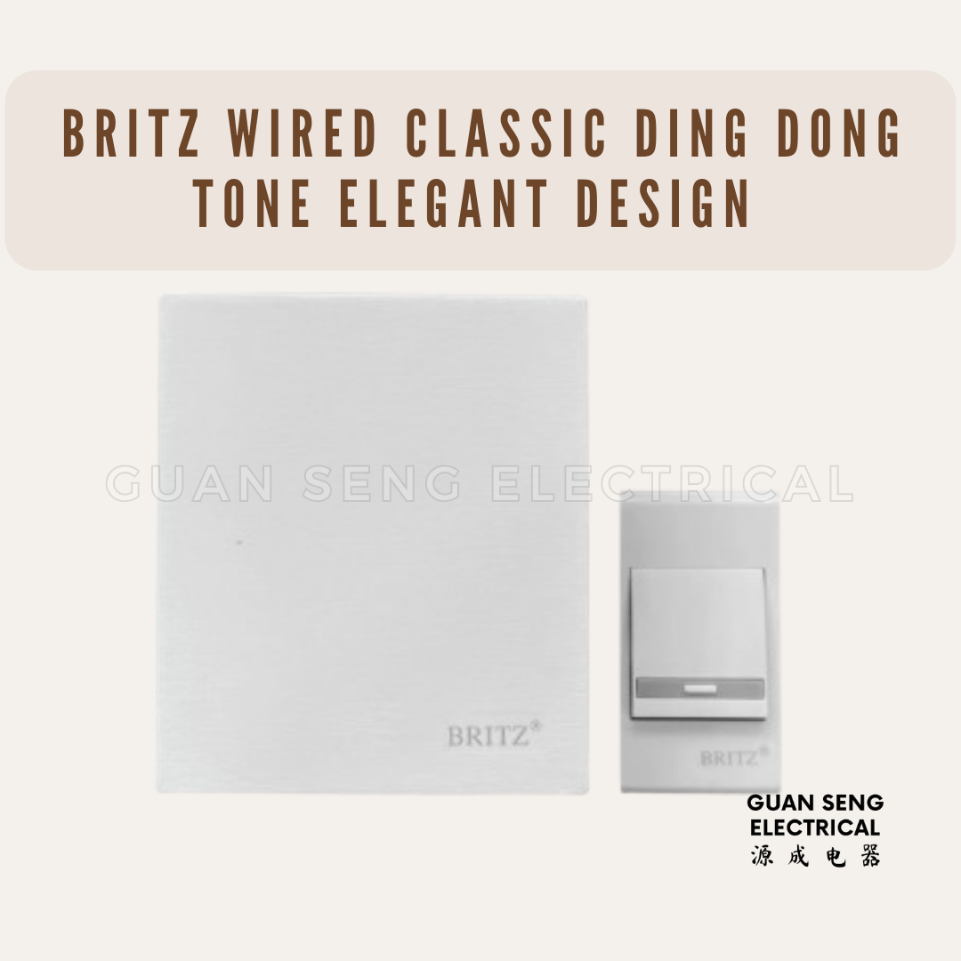 Britz L-128 AC Wired Mechanical Doorbell