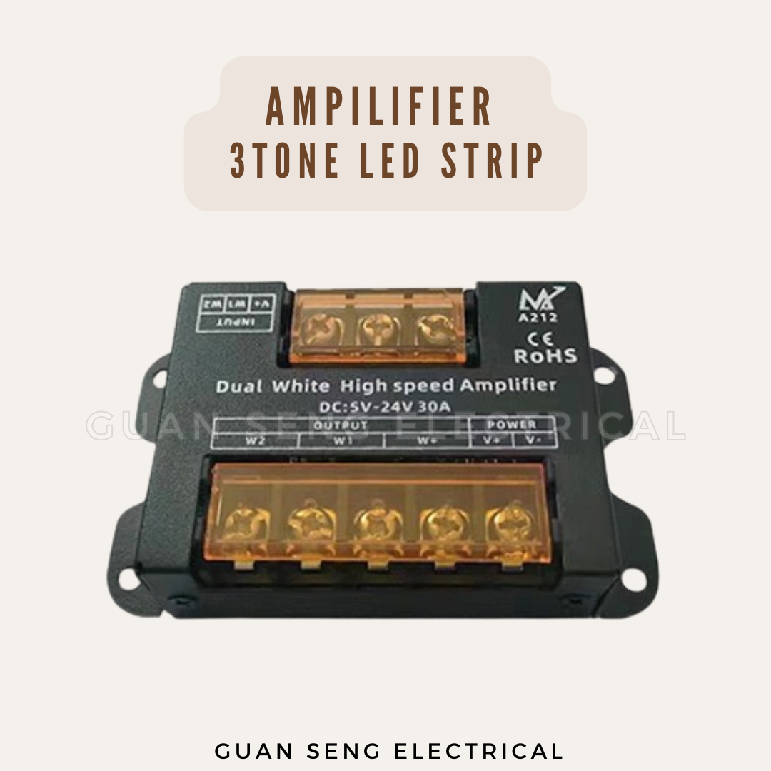 Premium Tri-tone 3Tone COB LED Light Strip 608LEDS 5M 12V 24V