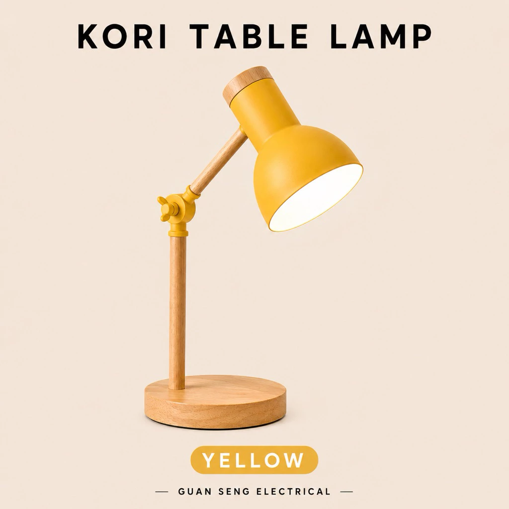 Kori Table Lamp E27 Bulb