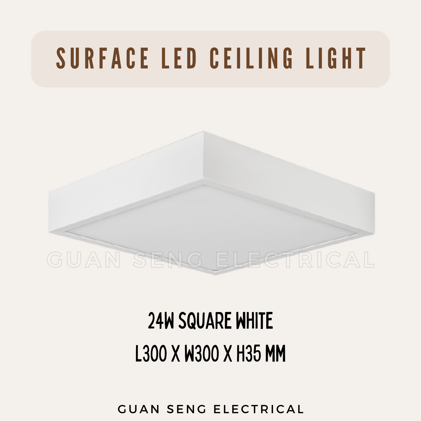 Premium Luz LED 12W 18W 24W Ceiling light Surface Mounted Downlight