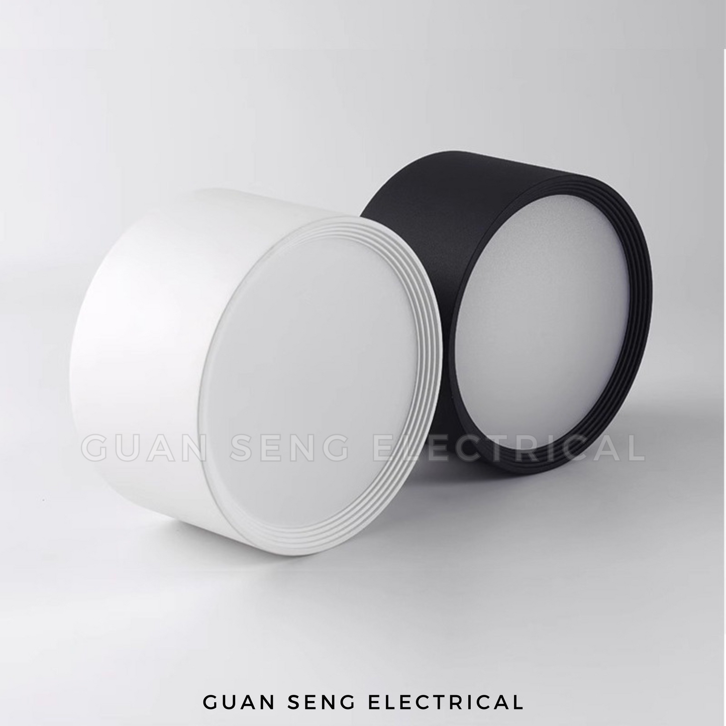 Contemporary LED Surface Downlight Black White 8W 12W 15W