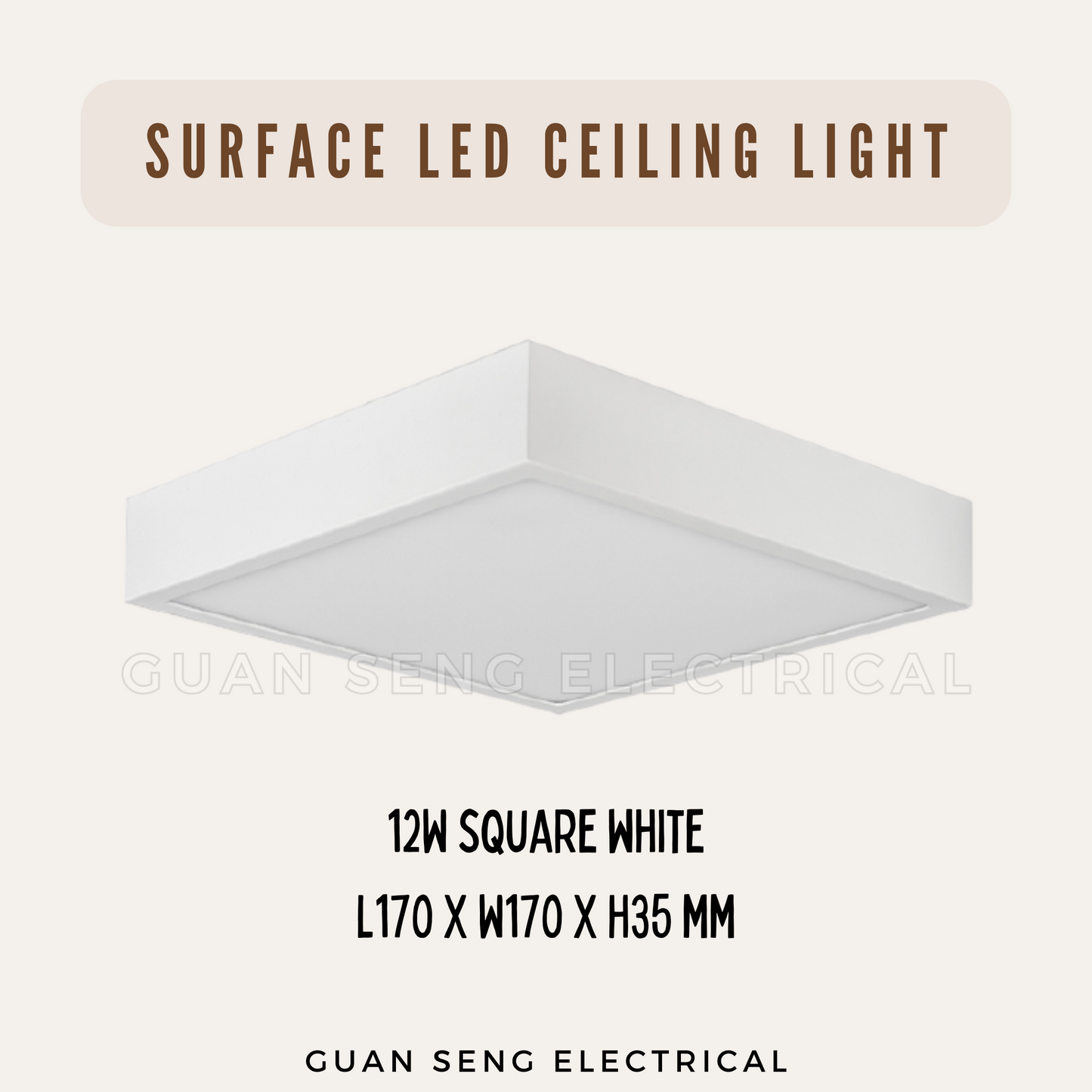 Premium Luz LED 12W 18W 24W Ceiling light Surface Mounted Downlight