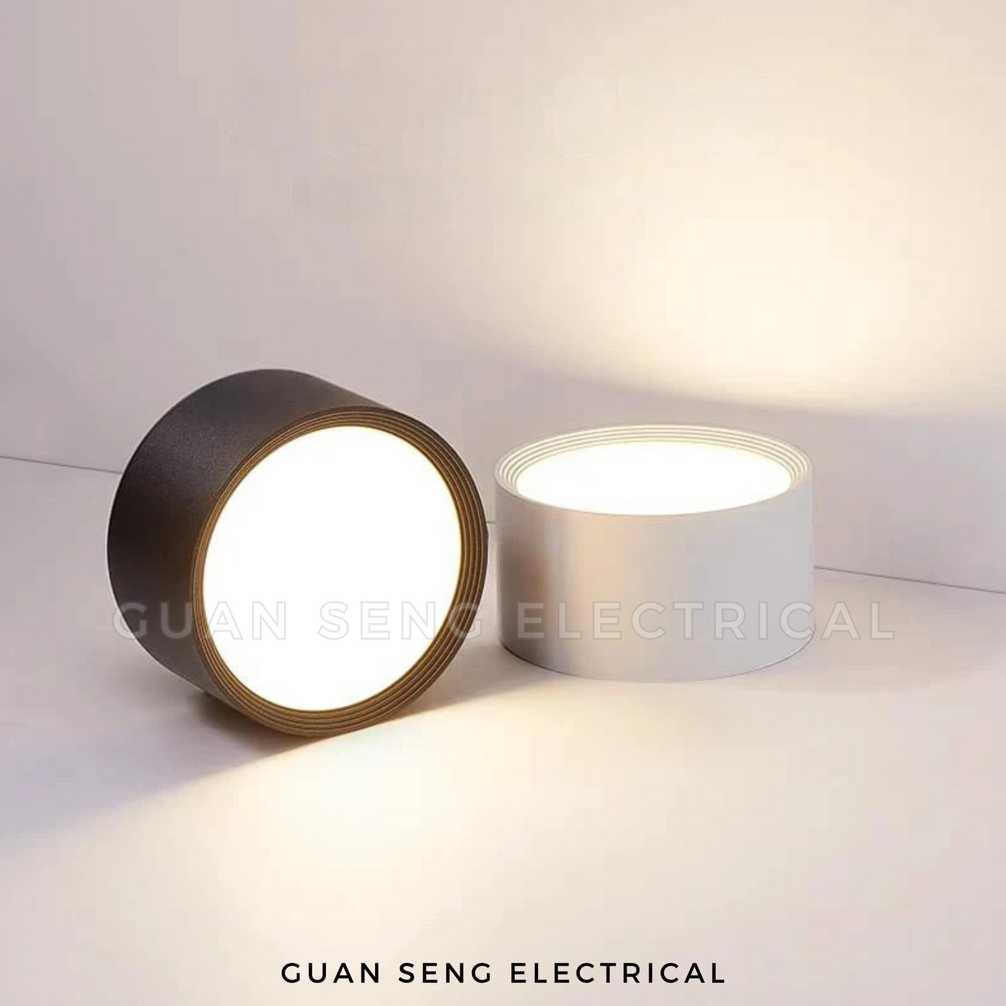 Contemporary LED Surface Downlight Black White 8W 12W 15W