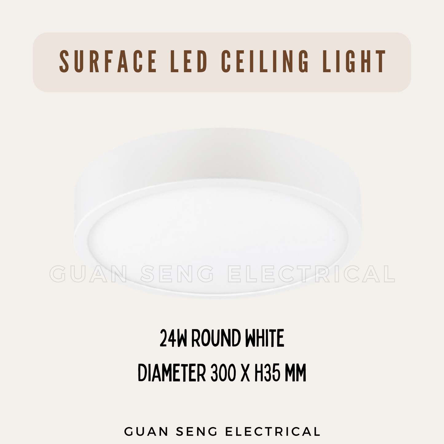 Premium Luz LED 12W 18W 24W Ceiling light Surface Mounted Downlight