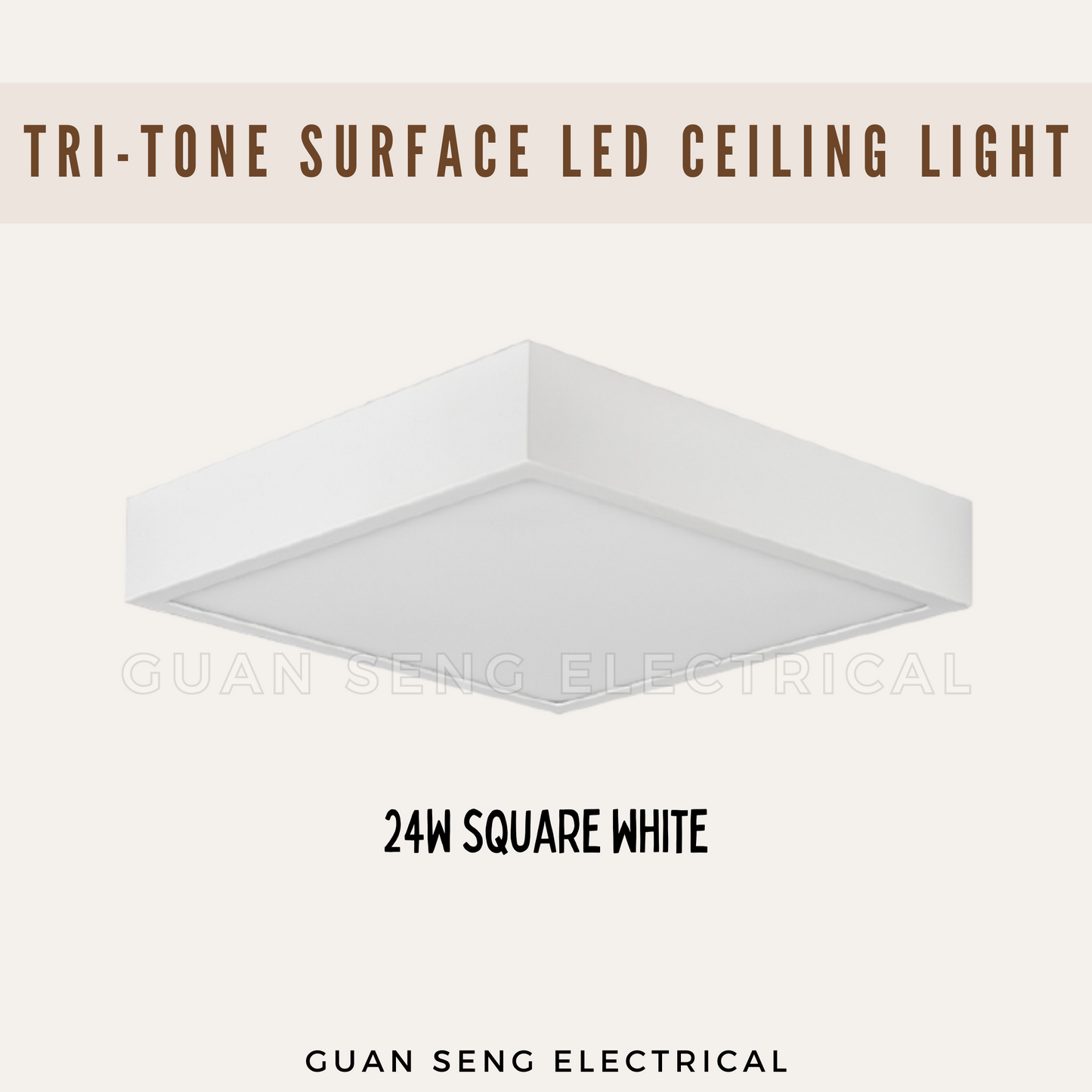 Premium Tri-Tone 3Tone LED Ceiling light Surface Mounted Downlight 12W 18W 24W