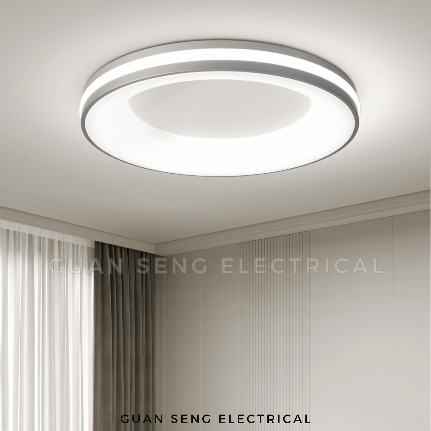 Nordic Halo LED Ceiling Light 80W 3Tone