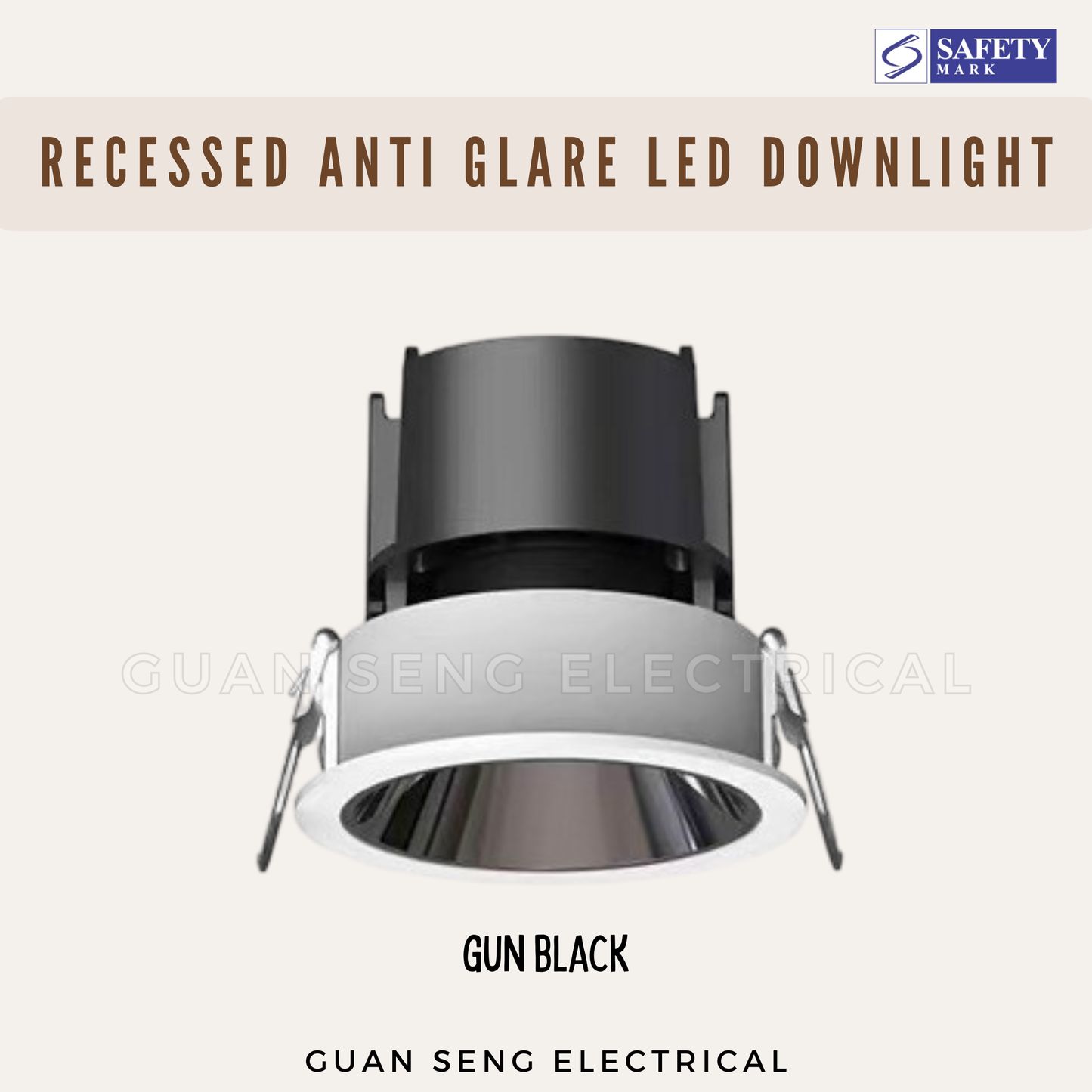 Recessed Anti Glare LED Spotlight Downlight 12W 15W