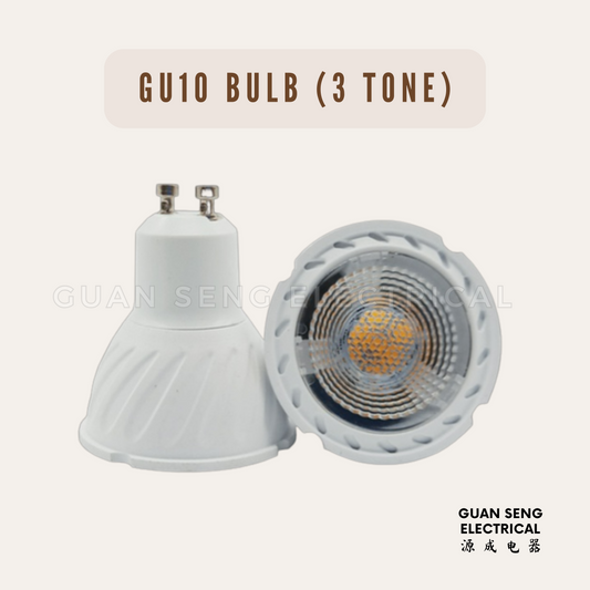 GU10 Tri-Tone LED Bulb 5W Spotlight Track Light Downlight