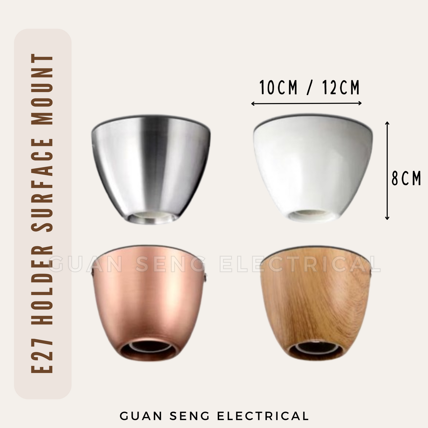 E27 Lamp Holder Ceiling Light Wall Light Bulb Holder