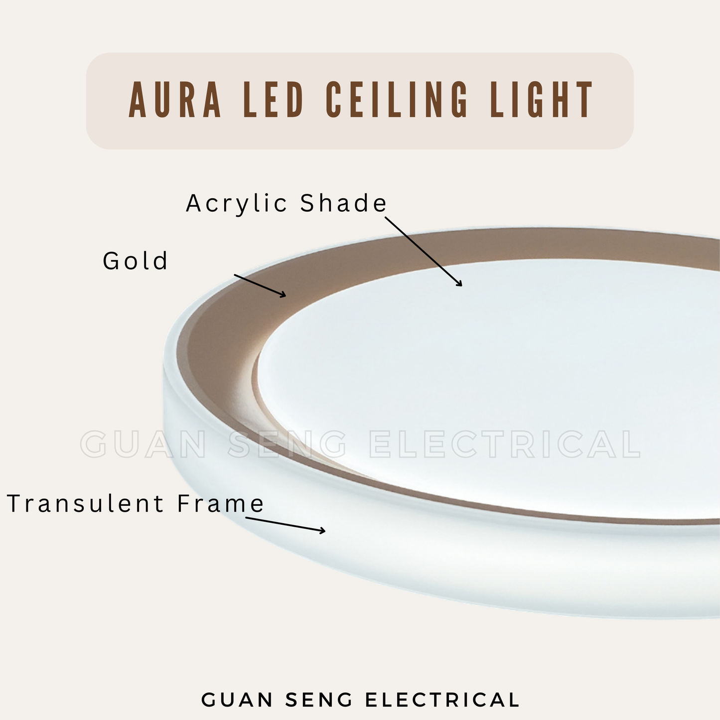 Aura LED Ceiling Light