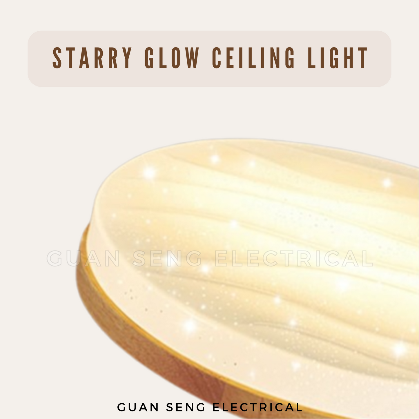 Starry Glow LED Ceiling Light 24W 36W Daylight 3Tone Tritone