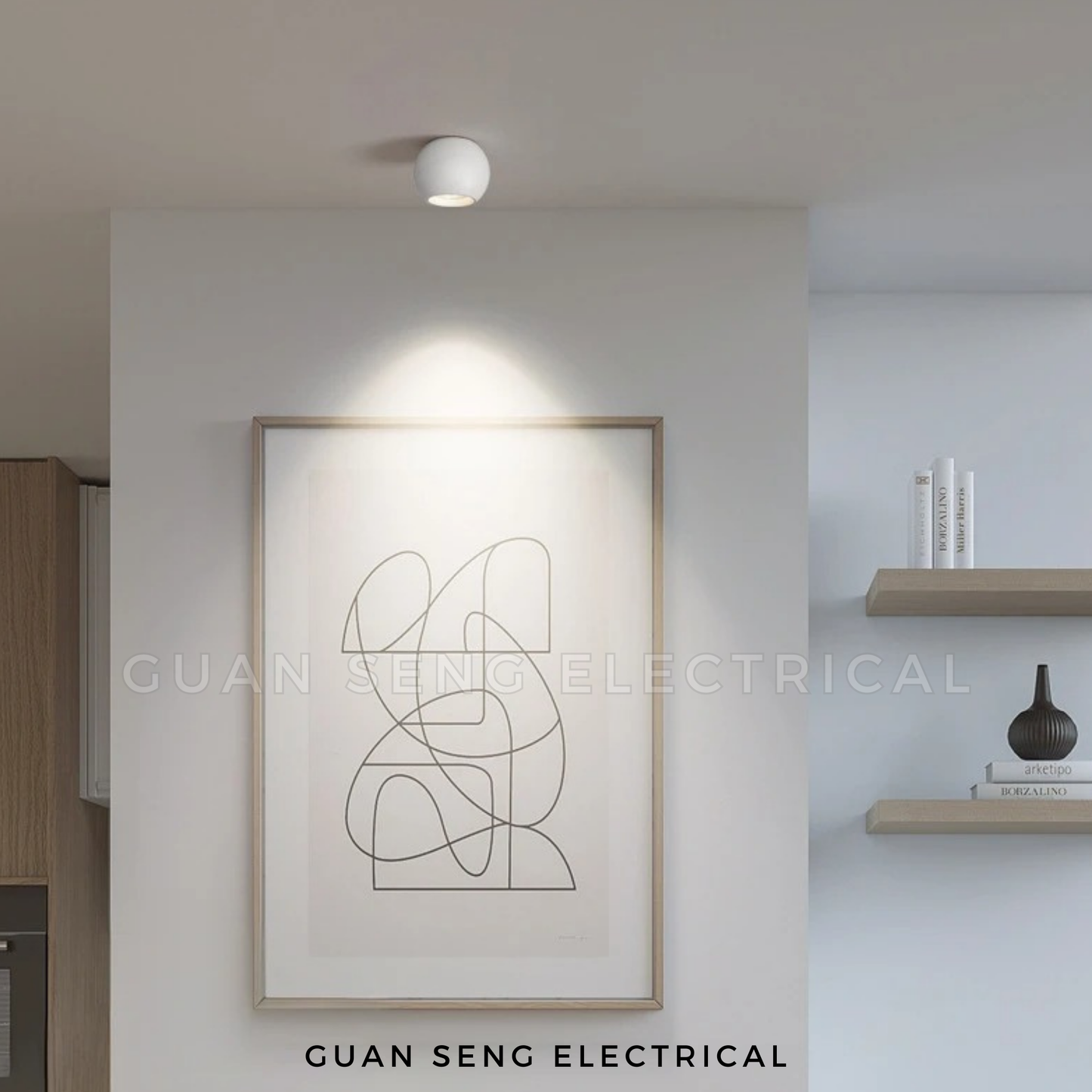 Minimalist Rotatable 350 Round Surface Spotlight Downlight 10W