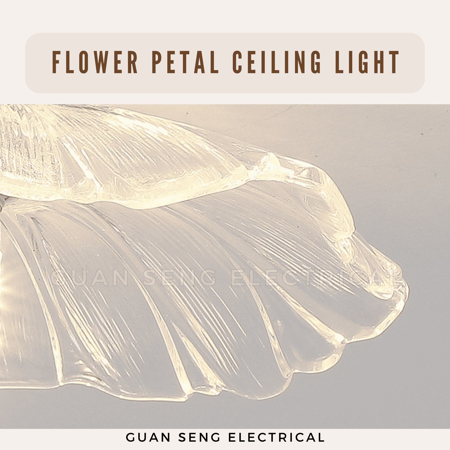 Flower Petal Ceiling Light