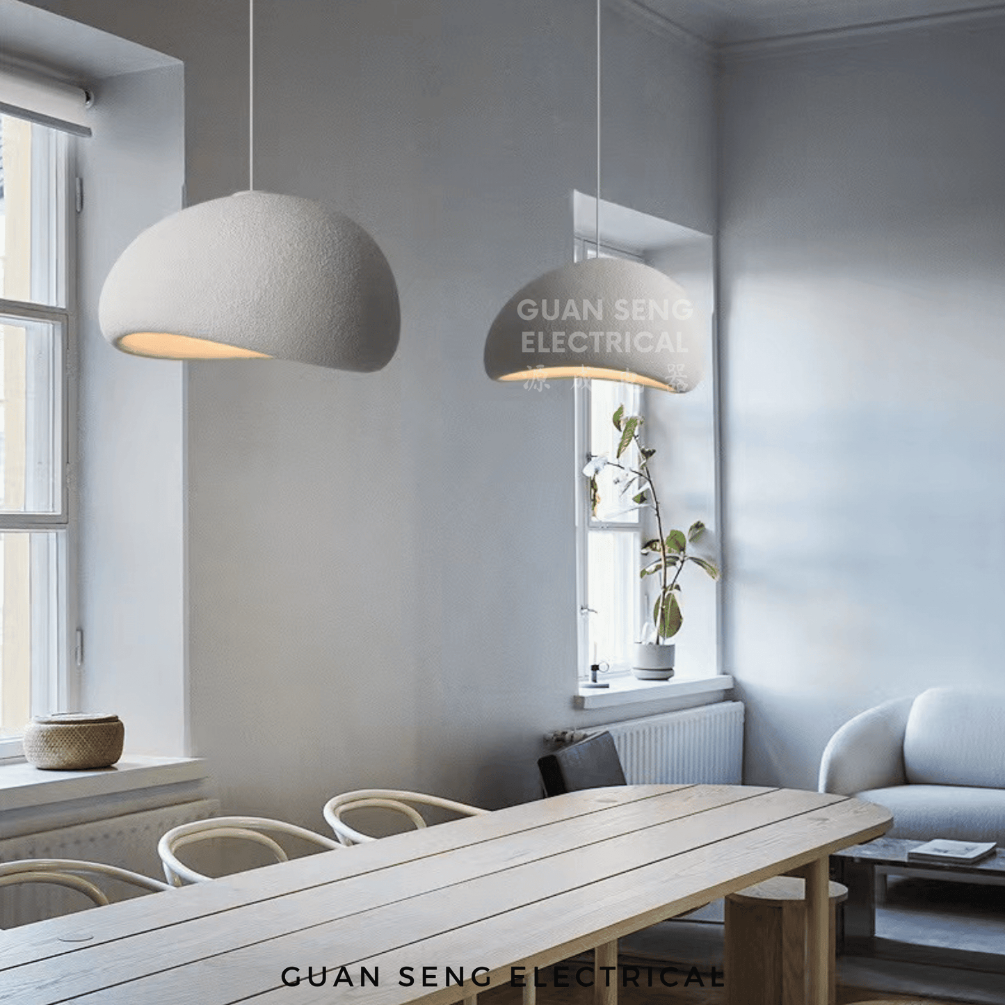 Sand White Pendant Light