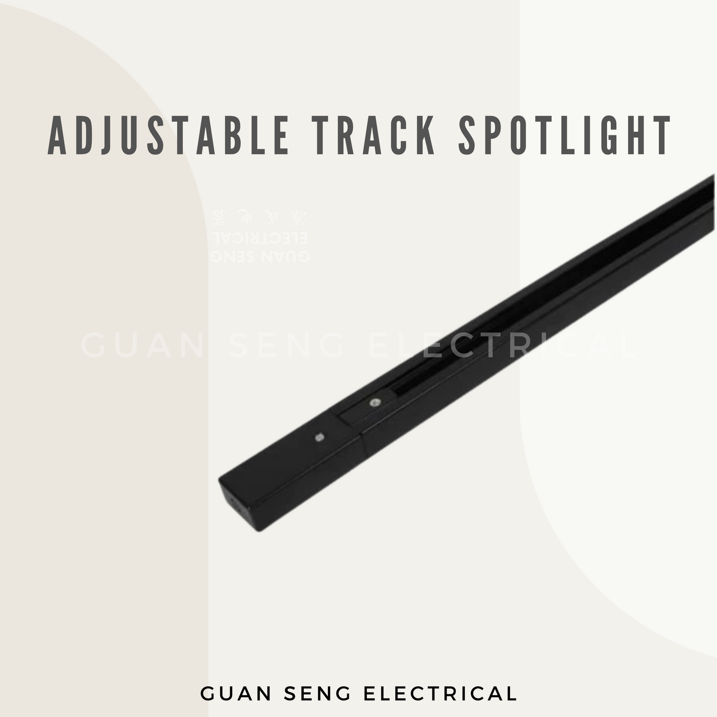 Adjustable LED Track Spotlight Black White
