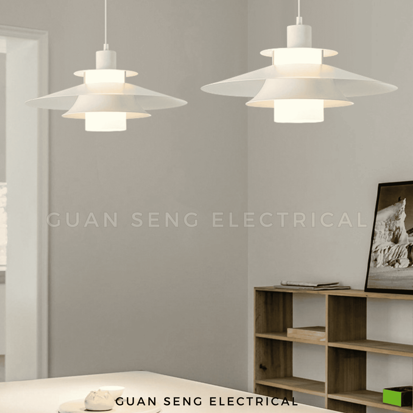 Classic Tier Pendant Light E27 Bulb