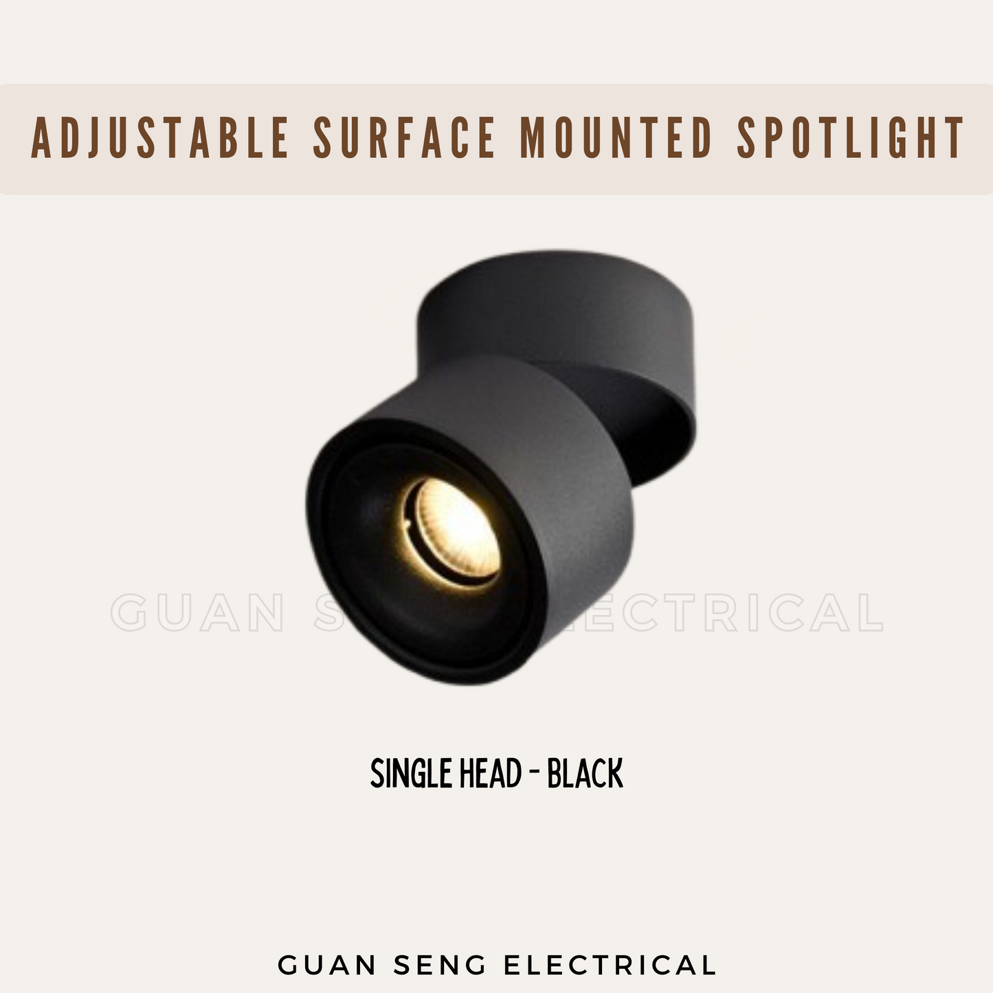 Premium Adjustable Surface Mounted Spotlight 10W 20W