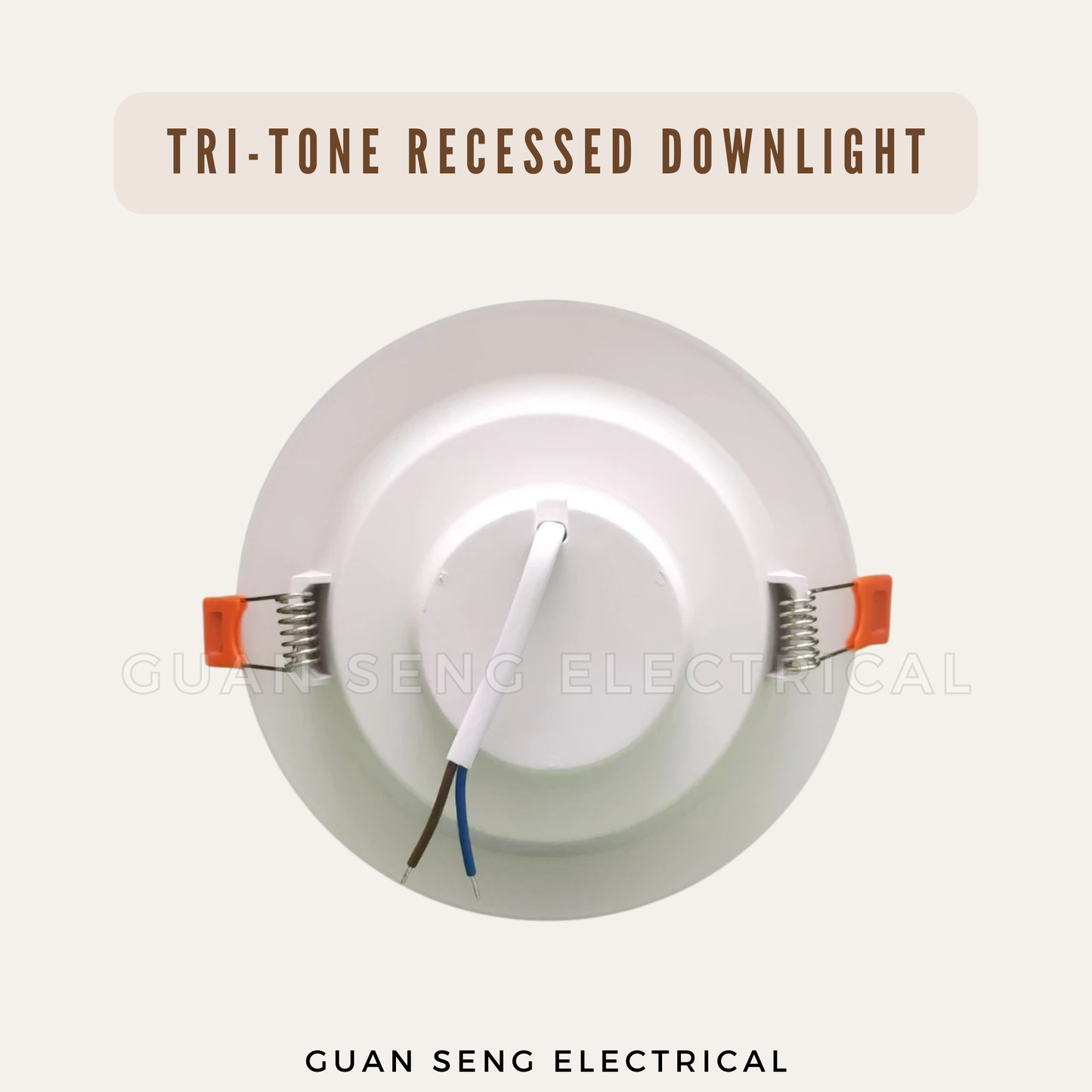 Tri-Tone Square Recessed Downlight 12W 18W Warm White Cool White Daylight