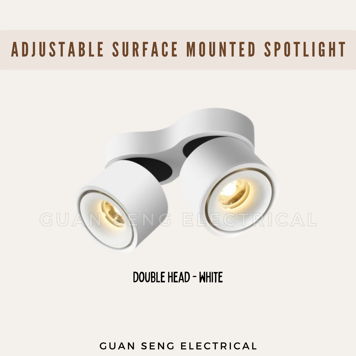 Premium Adjustable Surface Mounted Spotlight 10W 20W