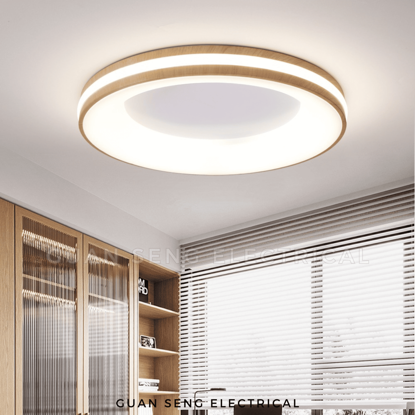 Nordic Halo LED Ceiling Light 80W 3Tone