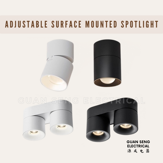 Adjustable Surface Mounted Spotlight 10W 20W
