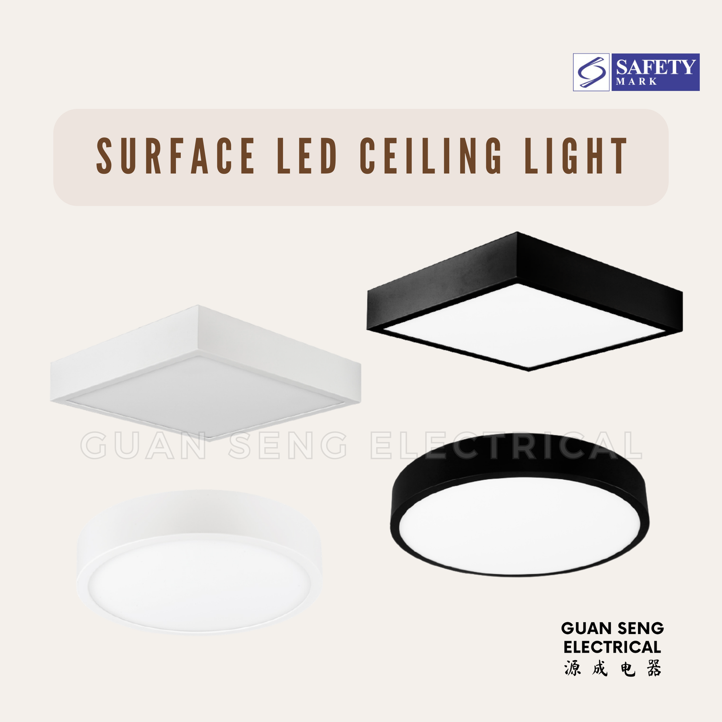 Premium Luz LED 12W 18W 24W Ceiling light Surface Mounted Downlight