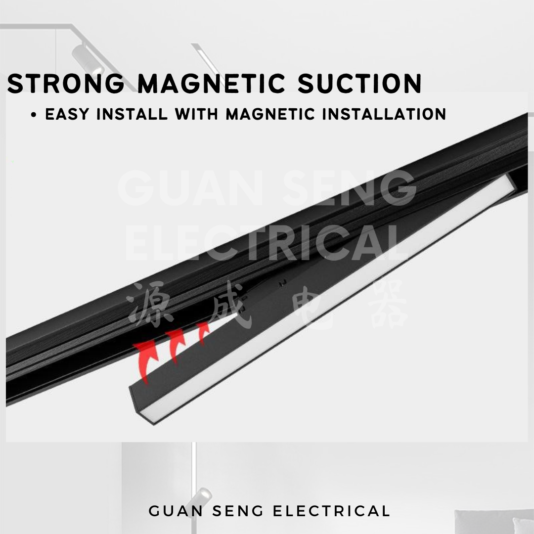Magnetic Track Light System 48V Recessed Surface