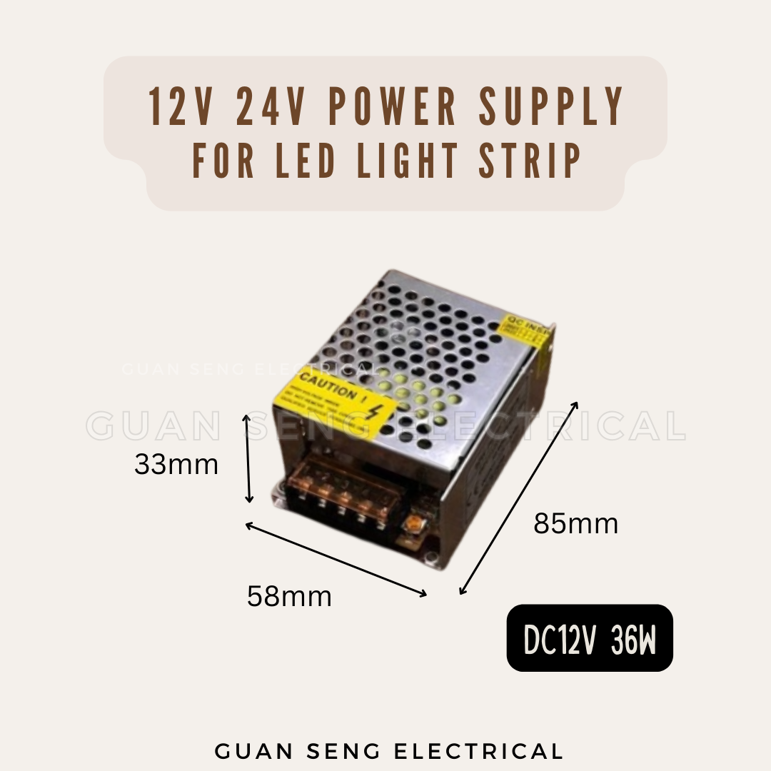 12V 24V Premium Slim Power Supply Driver for LED Strip