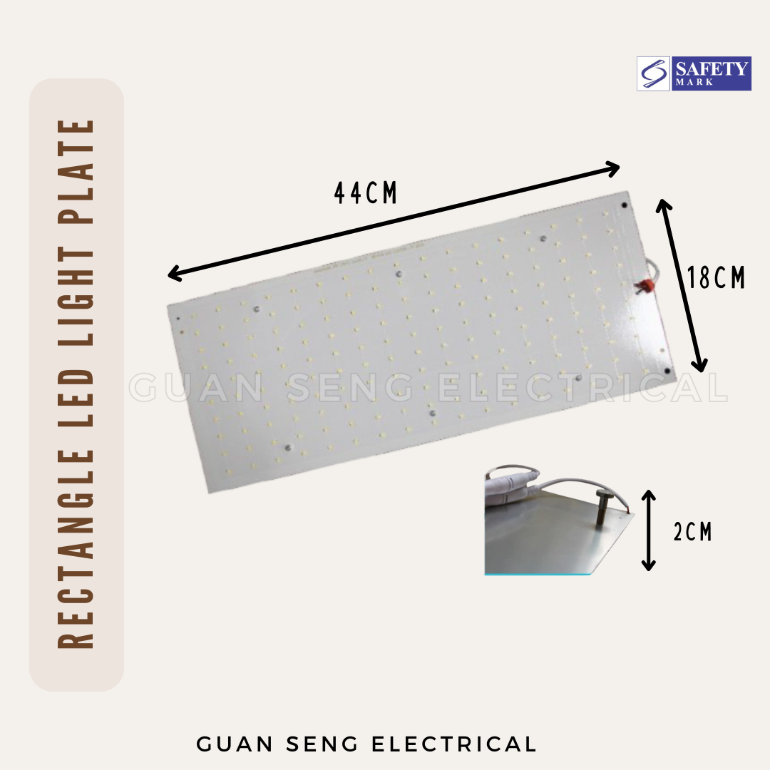 35W Rectangle LED Magnetic Light Plate Replacement Module for Ceiling Lights
