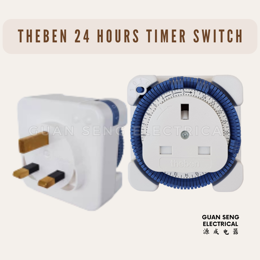 Theben 24 Hours Segment Time Switch 13A Plug – Guan Seng Electrical