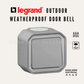 Legrand Outdoor Weatherproof Door Bell Switch