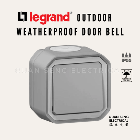 Legrand Outdoor Weatherproof Door Bell Switch