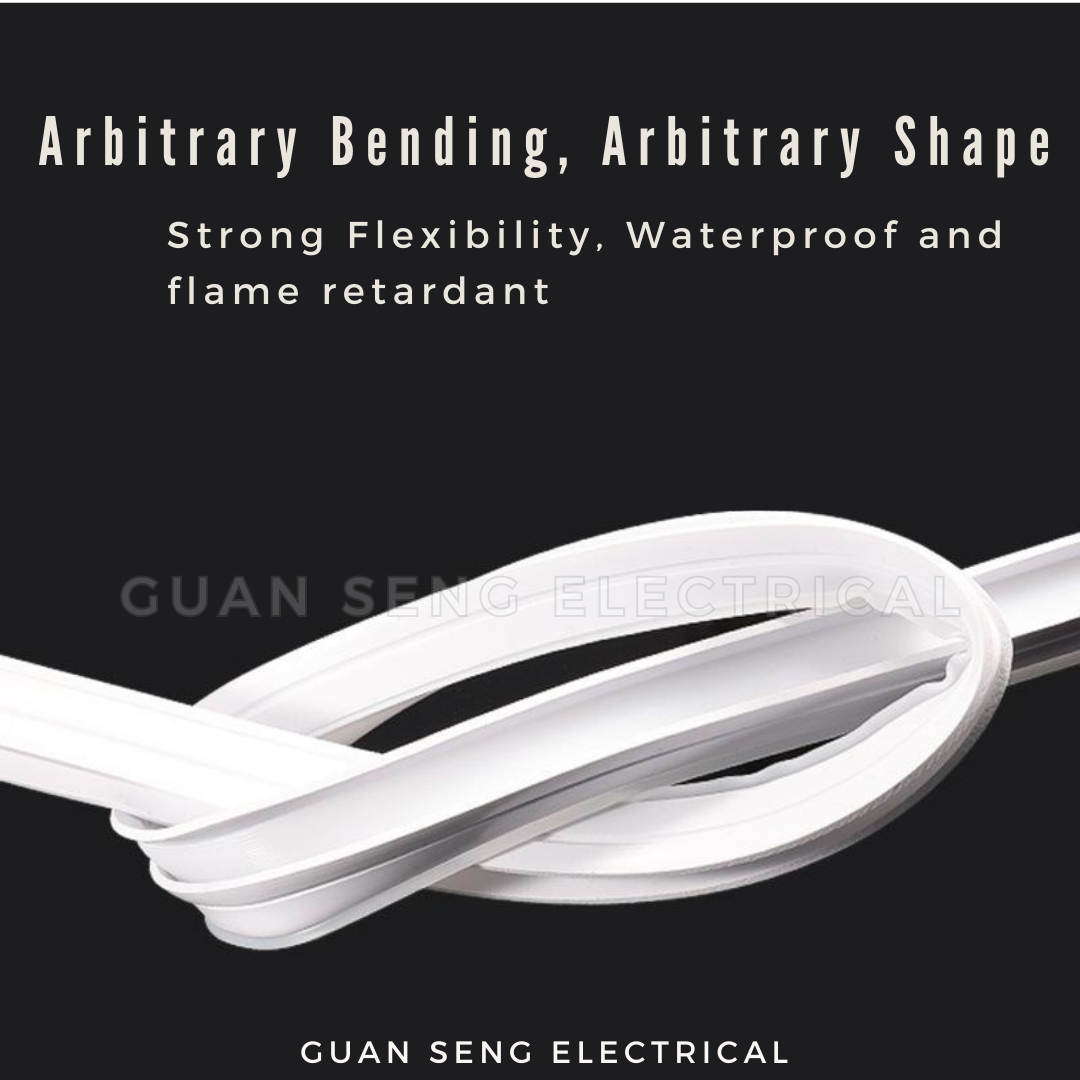 Embedded Flexible Silicon Sleeve Light Diffuser Channel LED Strip Profile