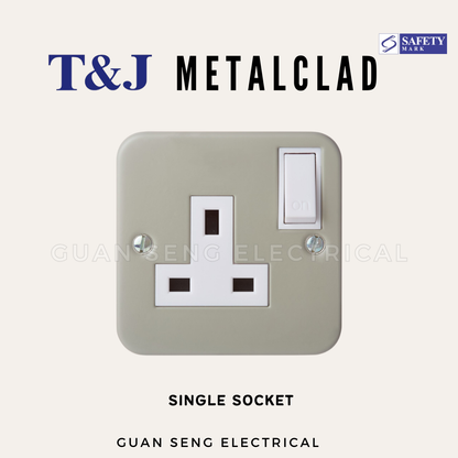 T&J Metalclad Switch Socket