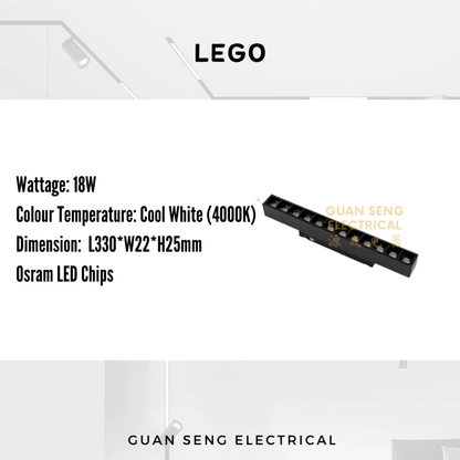 Magnetic Track Light System 48V Recessed Surface | Guan Seng Electrical