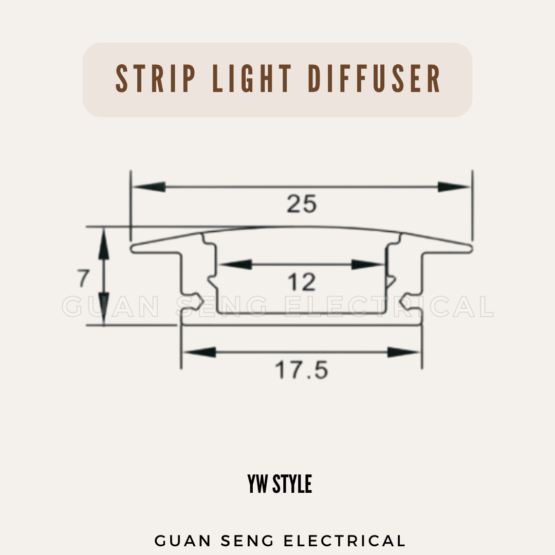 Strip Light Diffuser