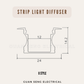 Aluminium Strip Light Profile Diffuser | Guan Seng Electrical