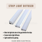 Aluminium Strip Light Profile Diffuser | Guan Seng Electrical