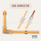 COB LED strip light Connector 8mm 10mm 12mm | Guan Seng Electrical