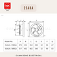 KDK 20 25 30 AUA Exhaust Fan Wall Mount Ventilating Fan