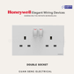 MK Honeywell Elegant Switch and Socket Matt White