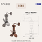 FANCO RENO 16" DC Motor Ceiling / Wall Mounting Fan