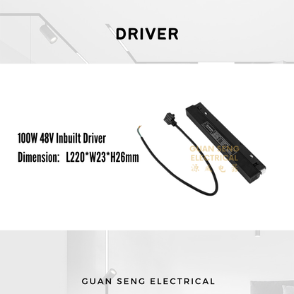 SMART Magnetic Track Light System 48V Recessed Surface | Guan Seng Electrical