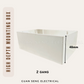 48mm 1 Gang Surface Mounting Box 52mm 2 Gang Surface Mounting Box White