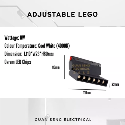 Magnetic Track Light System 48V Recessed Surface | Guan Seng Electrical
