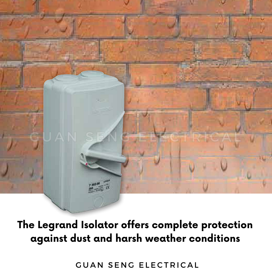 Legrand Weatherproof IP66 2 Pole Isolator
