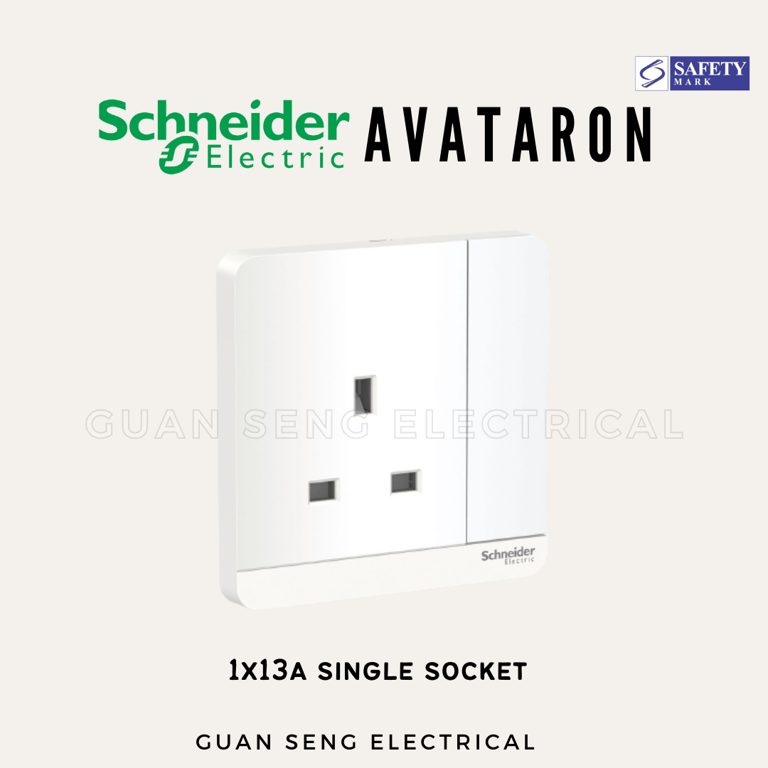 Schneider AvatarON Switch Socket
