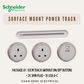 Schneider Electric Easy Series Surface Mount Power Track Light Brown Grey | Guan Seng Electrical Singapore
