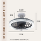 Premium Top Suction Ceiling Lamp with Fan